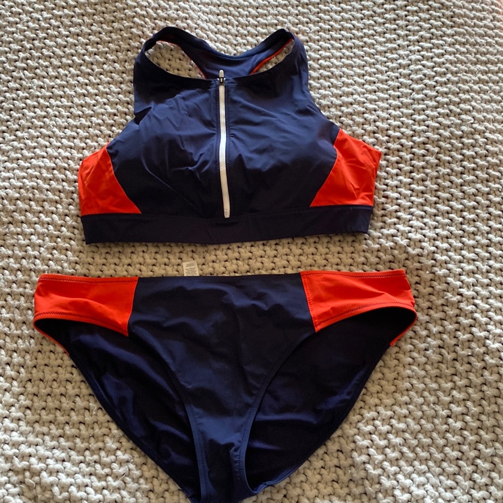 Two piece bathing suit
